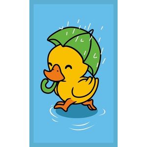 Bavlnená froté osuška DUCK 017 30x50 cm modrá vyobraziť