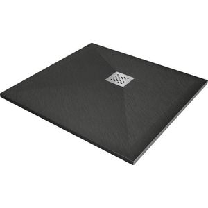 MEXEN - Stone+ Sprchová vanička štvorcová 90x90, antracit 44719090 vyobraziť