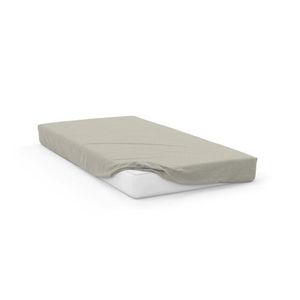 Bavlnená Jersey plachta SOFT 160x200 cm + 25 cm ecru vyobraziť