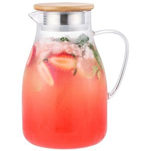 4Home Sklenený džbán s viečkom Bamboo Hot&Cool, 1, 7 l vyobraziť