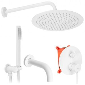 REA REA - Sprchový set s batériou 150mm Lungo biela + BOX REA-P6611 vyobraziť