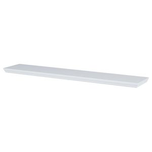 Nástenná polička P-026, matná biela, 120 cm vyobraziť