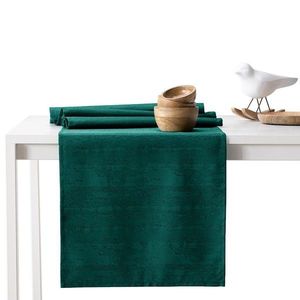 Behúň na stôl AmeliaHome VESTA 30x160 cm fľaškovo zelený vyobraziť