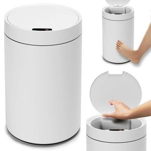 Bezkontaktný odpadkový kôš JUNK biely vyobraziť