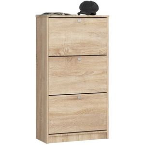 Botník Marienne 60 cm - 3 dvierka dub sonoma vyobraziť