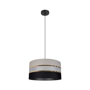 Luster na lanku CORAL 1xE27/60W/230V čiernošedá 0445 vyobraziť