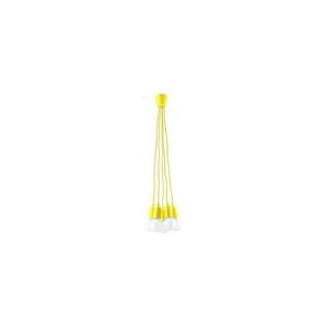 Luster na lanku DIEGO 5xE27/60W/230V žltá SL.0580 vyobraziť