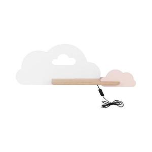 LED Detské nástenné svietidlo s poličkou CLOUD LED/5W/230V biela/ružová 21-84422 vyobraziť