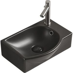 MEXEN - Mista umývadlo na dosku ľavé 40 x 28, čierna mat 22174085L vyobraziť