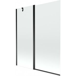 MEXEN - Flip vaňová zástena 1-krídlo 140 x 150, transparent, čierna 894-140-101-70-00 vyobraziť