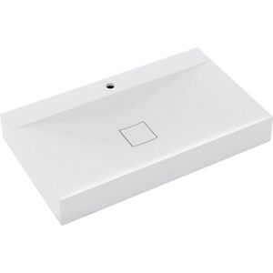 MEXEN - Poli umývadlo na dosku liaty mramor 80 x 48, biela 23028001 vyobraziť