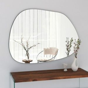 Dekoratívne nástenné zrkadlo Amoro 90x70 cm transparentné vyobraziť