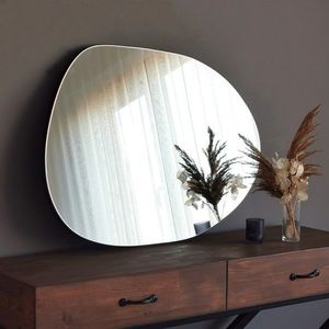 Dekoratívne nástenné zrkadlo Gusto 75x55 cm čierne vyobraziť