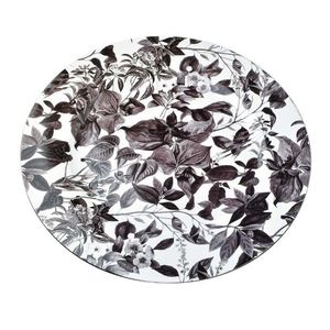 Dekorativný podtanier BLANCHE FLOWERS I 33 cm bielo-šedý vyobraziť