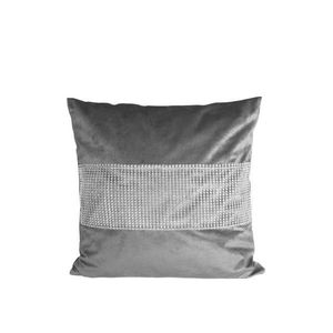 Dekoratívny poťah na vankúš ZIRK 40x40 cm tmavosivý vyobraziť