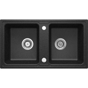 DEANTE - Zorba grafit - Granitový drez, 2 - bowl ZQZ_2203 vyobraziť
