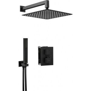 DEANTE - Therm čierna - Sprchový set pod omietku, s termostatickou BOX BXYZNEAT vyobraziť