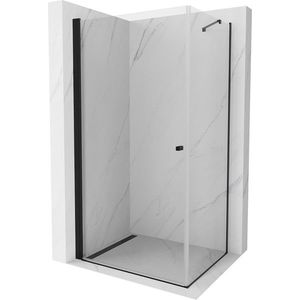 MEXEN/S - Pretória sprchovací kút 100x70 cm, transparent, čierna 852-100-070-70-00 vyobraziť