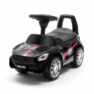 Baby Mix Detská odrážadlo so zvukom Racer, čierna vyobraziť