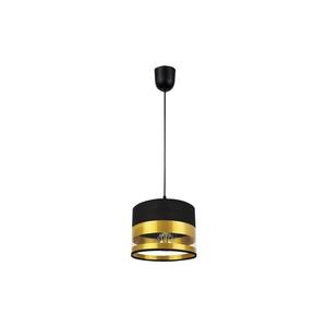 Luster na lanku MILO 1xE27/60W/230V zlatá/čierna 0347 vyobraziť