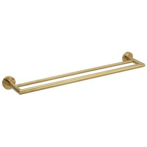 SAPHO - X-ROUND GOLD dvojitý držiak uterákov 600, zlato mat XR401GB vyobraziť