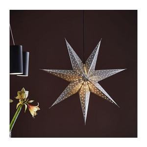 Markslöjd 705769 - Vianočná dekorácia GLITTER 1xE14/25W/230V pr. 45 cm strieborná 705789 vyobraziť