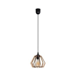 Luster na lanku BERGO 1xE27/60W/230V čierna 0001 vyobraziť