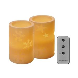 SADA 2x LED Vianočná dekorácia 2xLED/2x2AA + diaľkový ovládadač DCCV14 vyobraziť