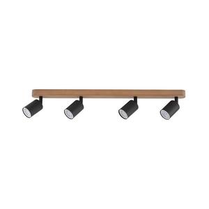 Bodové svietidlo TOP WOOD 4xGU10/10W/230V čierna/drevo 3293 vyobraziť