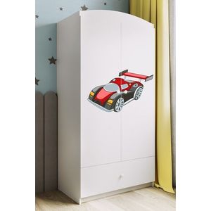 Detská skriňa Babydreams 90 cm formula biela vyobraziť