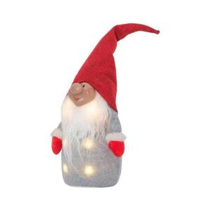 Eglo 411227 - LED Vianočná dekorácia JOYLIGHT 6xLED/0, 06W/3xAA červená/šedá 411227 vyobraziť