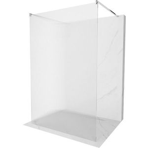MEXEN/S - Kioto Sprchová zástena WALK-IN voľne stojaca 100 x 200, prúžky 8 mm, chróm 800-100-002-01-09 vyobraziť