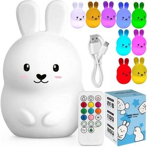 Detská stolná LED lampa Mooni biela vyobraziť