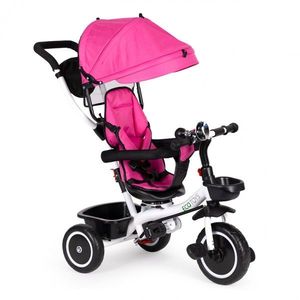 Detská trojkolka - kočík EcoToys V ružová vyobraziť