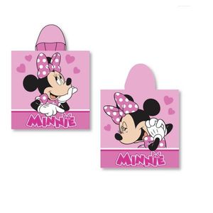 Detské bavlnené pončo RIKKI Minnie 55x110 cm ružové vyobraziť