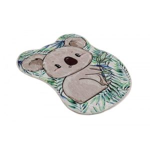 Detský koberec Koala 80x100 cm sivý/zelený vyobraziť
