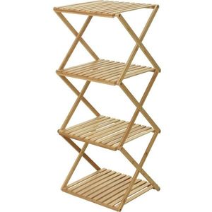 Úložný regál Bamboo, 4 police, 40 x 93, 5 x 33, 5 cm vyobraziť
