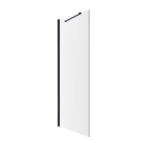 OMNIRES - MANHATTAN bočná stena, 90 cm čierna mat / transparent /BLMTR/ ADR90XBLTR vyobraziť