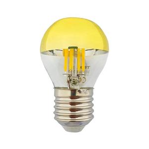 LED Žiarovka so zrkadlovým vrchlíkom DECOR MIRROR P45 E27/5W/230V 4200K zlatá 80000677 vyobraziť