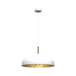 Luster na lanku LINCOLN 1xE27/60W/230V pr. 45 cm biela MLP7899 vyobraziť