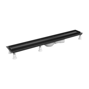 OMNIRES - LOWFIX lineárny sprchový odtok s krycou doskou pre dlažbu, 70 cm čierna /BLH/ LOWFIX70TBL vyobraziť