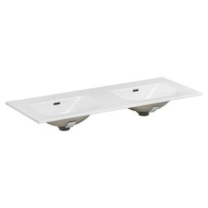 Keramické zápustné umyvadlo Sky 120 cm bílé vyobraziť