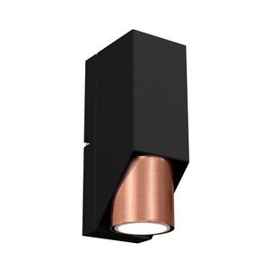 Nástenné svietidlo WALL 1xGU10/8W/230V čierna/medená 3110 vyobraziť