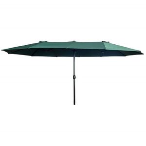 Dvojitý záhradný slnečník TILIA 460x270 cm tmavozelený vyobraziť