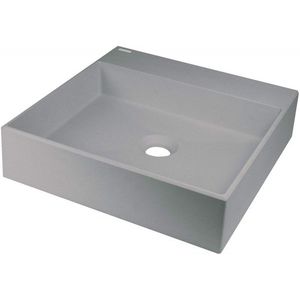 DEANTE - Correo metallic grey Granit umývadlo na dosku - 400x400 mm CQR_SU4S vyobraziť