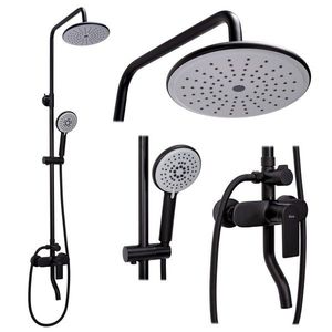 REA REA - Sprchový set s batériou 150mm VERSO čierna REA-P9145 vyobraziť