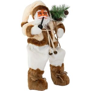 Figúrka Santa Clausa a Mikuláša 44 cm biela vyobraziť