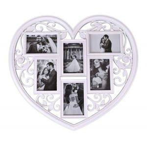 Fotorámček v tvare srdca Breva 10x15 cm vyobraziť