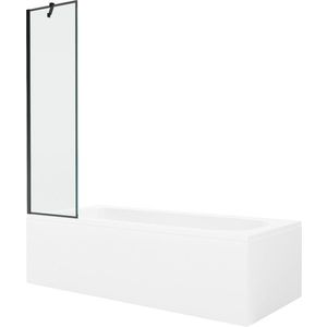 MEXEN/S - Vega obdĺžniková vaňa 160 x 70 cm s panelom + vaňová zástena 50, čierna vzor 550116070X9505007070 vyobraziť