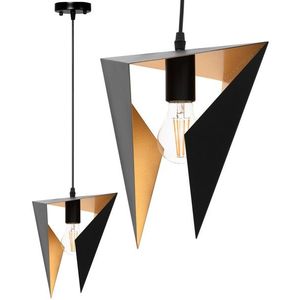 Geometrický luster čierny vyobraziť